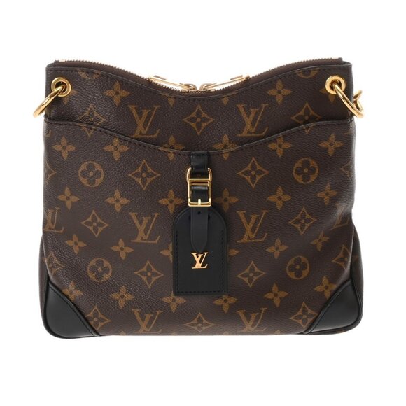 Louis Vuitton Handbags - LOUIS VUITTON Monogram Odeon NM PM Brown / Noir M45353 800000138395000